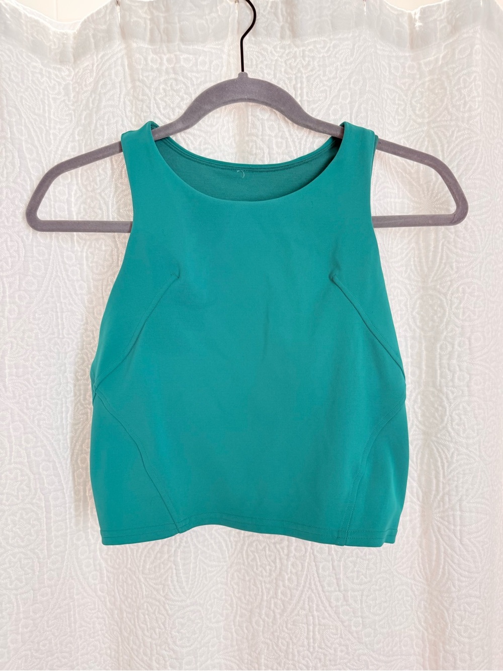 lululemon athletica Teal Crop Tank - Picture 2 of 4